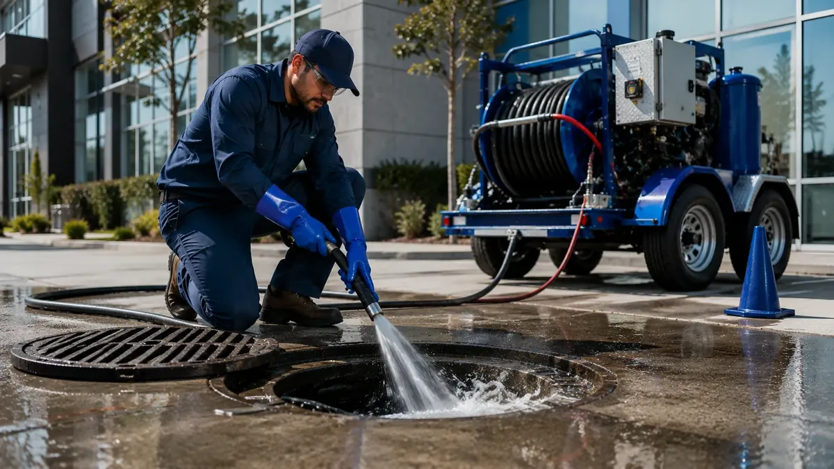 Commercial Hydro Jet Drain Cleaning in Wasco
