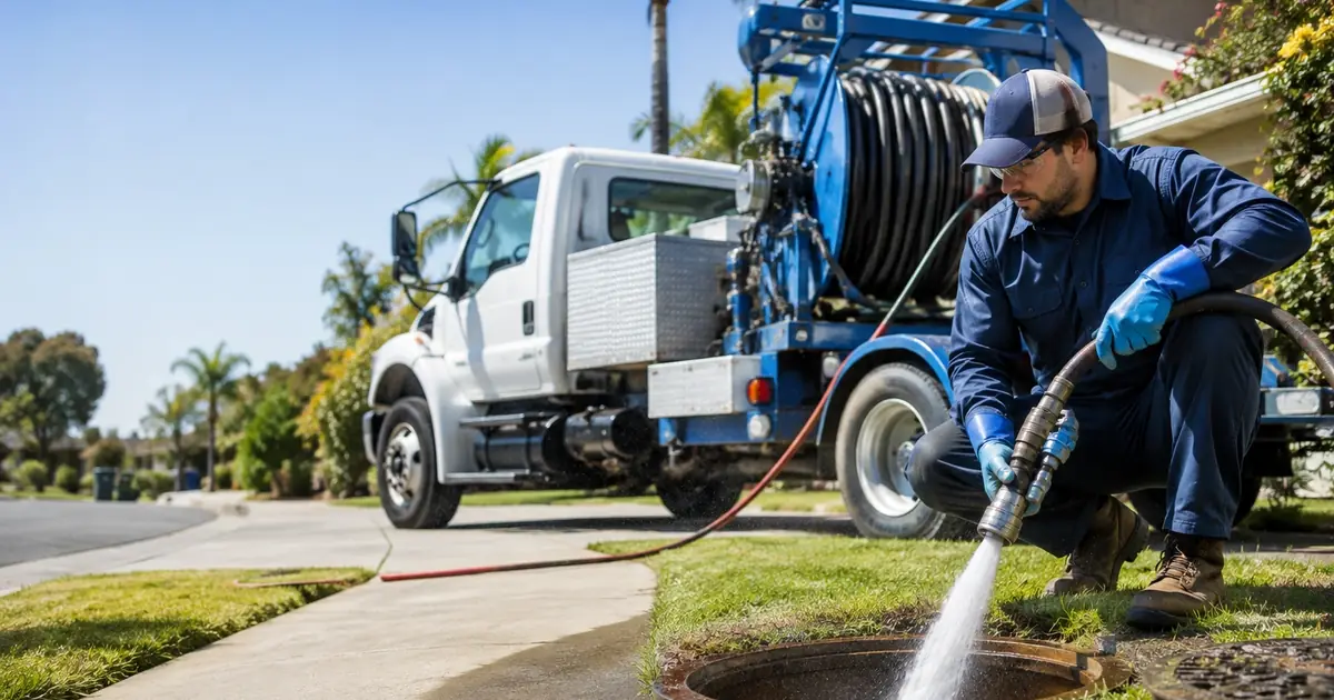 Hydro jet sewer cleaning Wasco