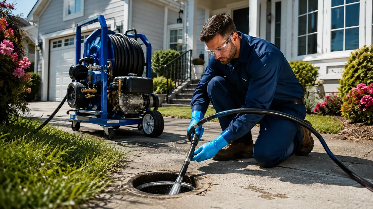 Residential Hydro Jet Drain Cleaning in Wasco